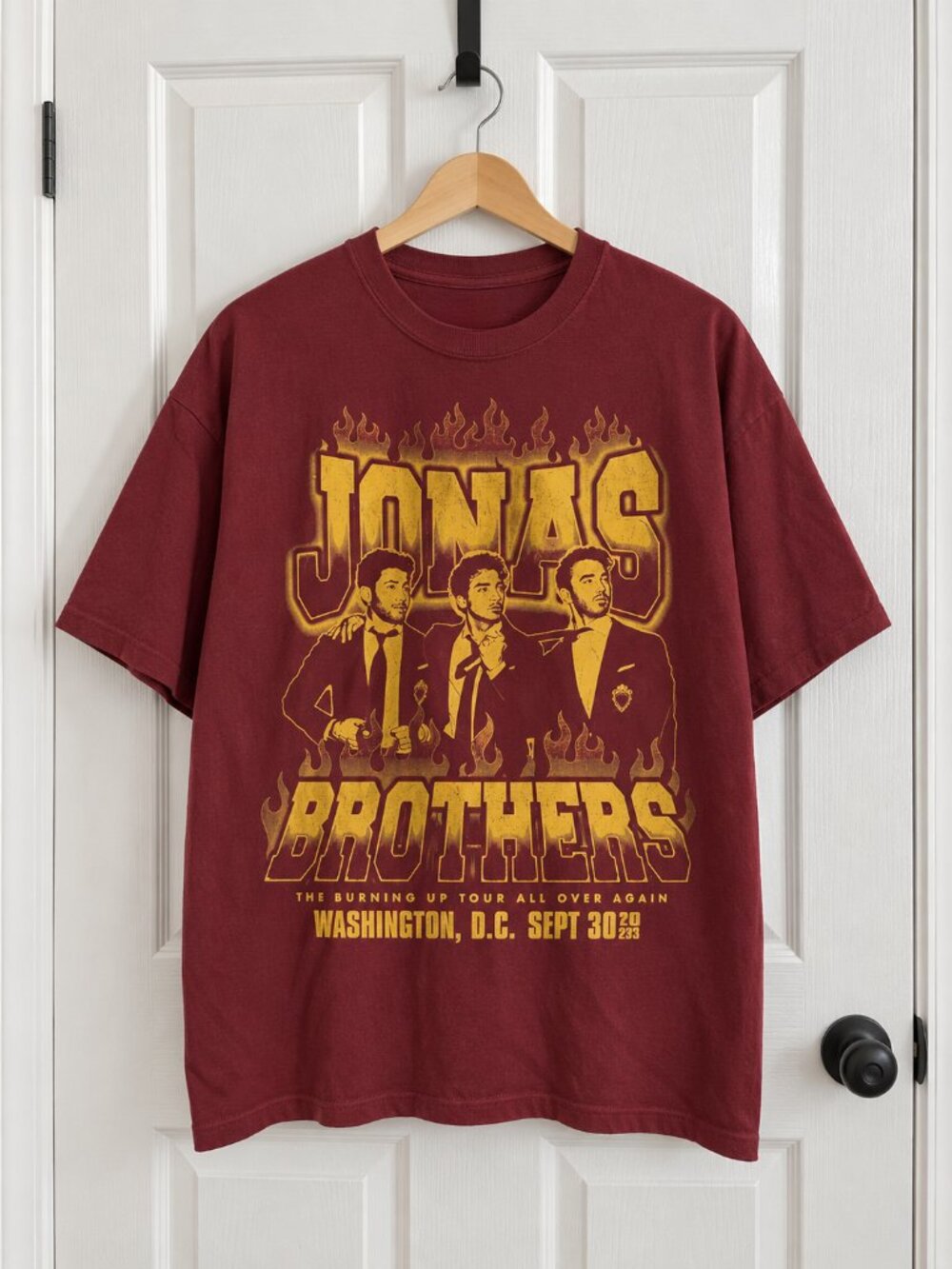 Jonas Brothers Burning Up All Over Again Washington DC T-shirt